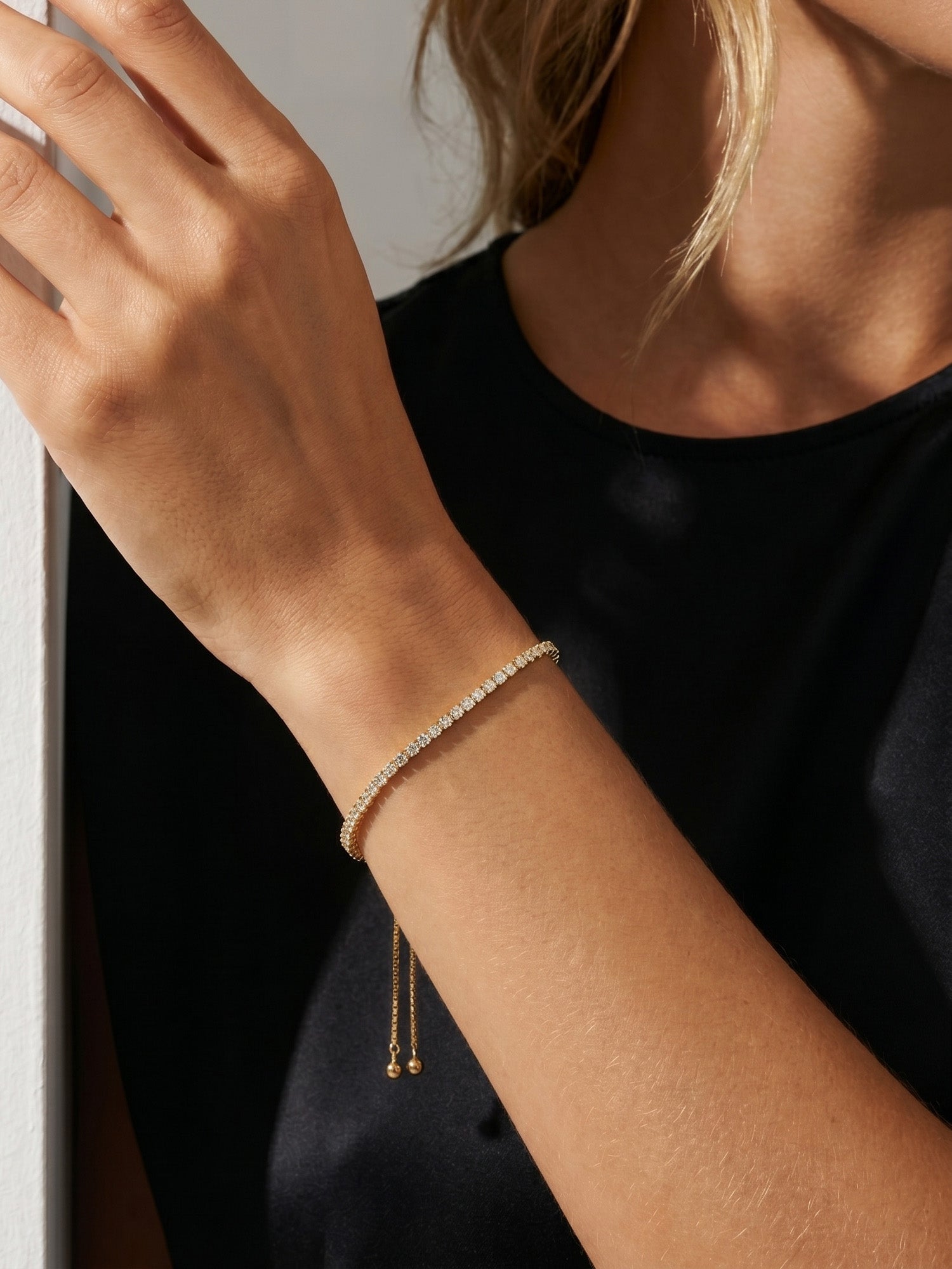 Classic Tennis Bracelet in Gold