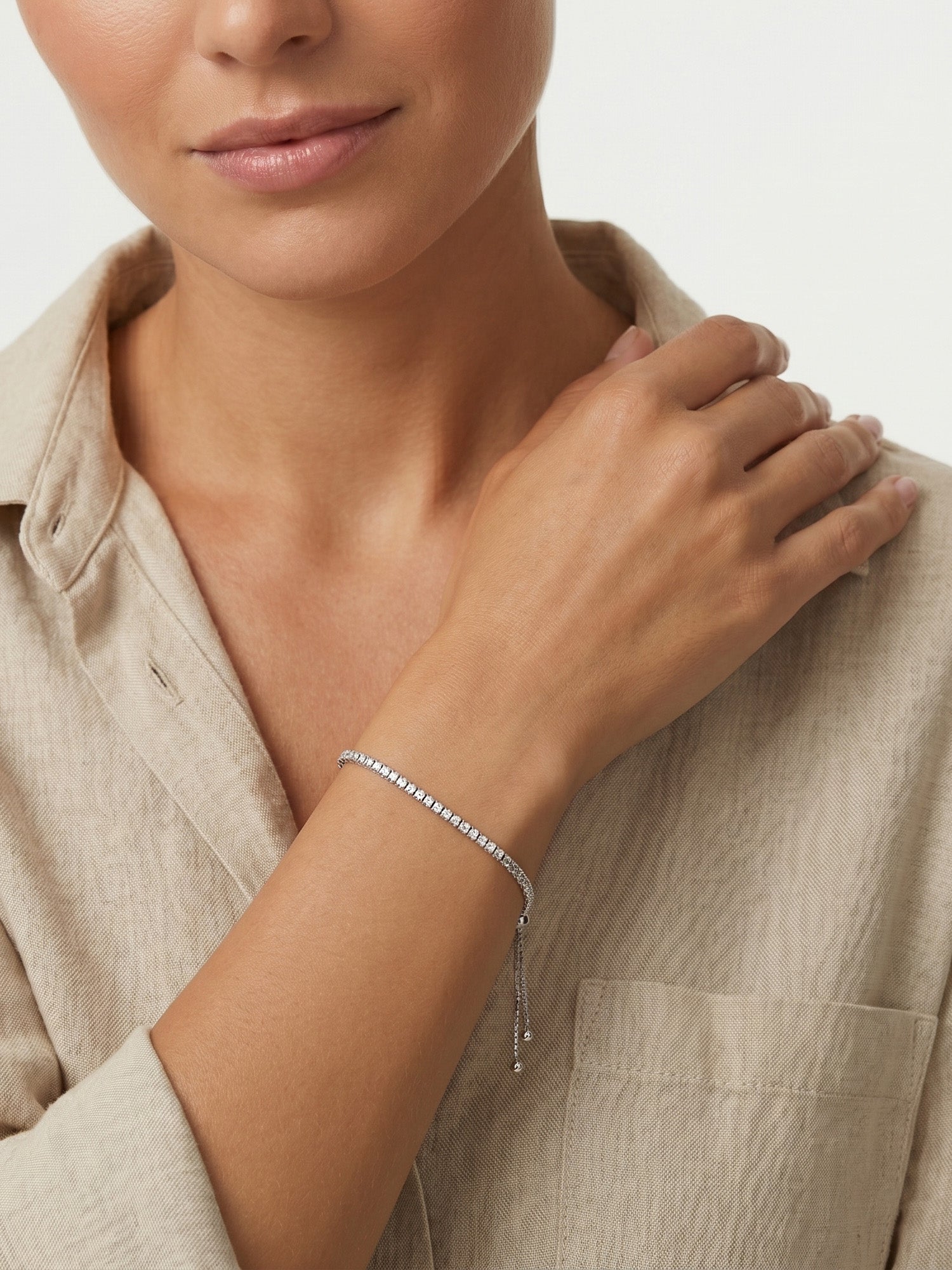 Classic Tennis Bracelet in Silver