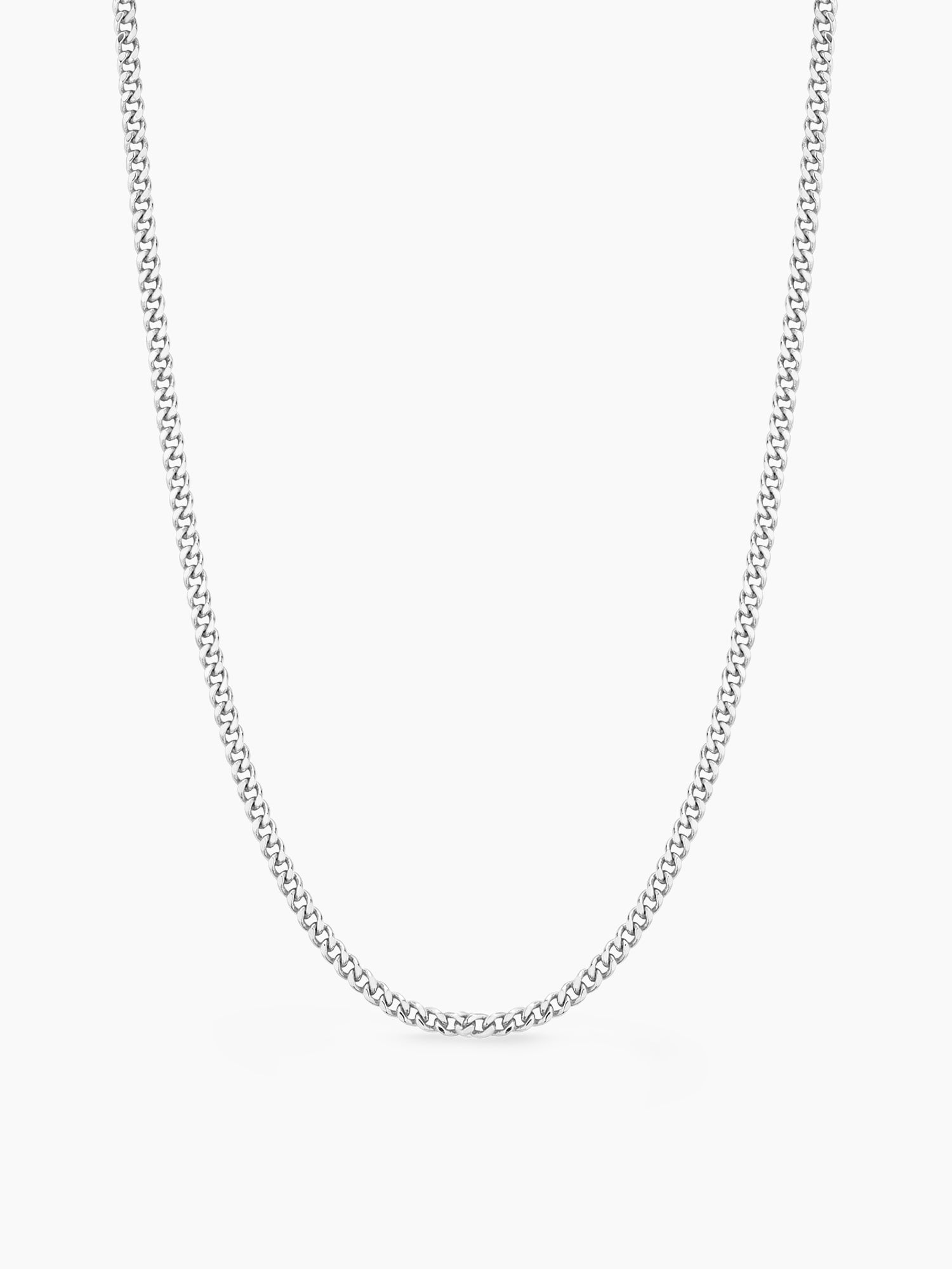Fine Chain Necklace in Silver