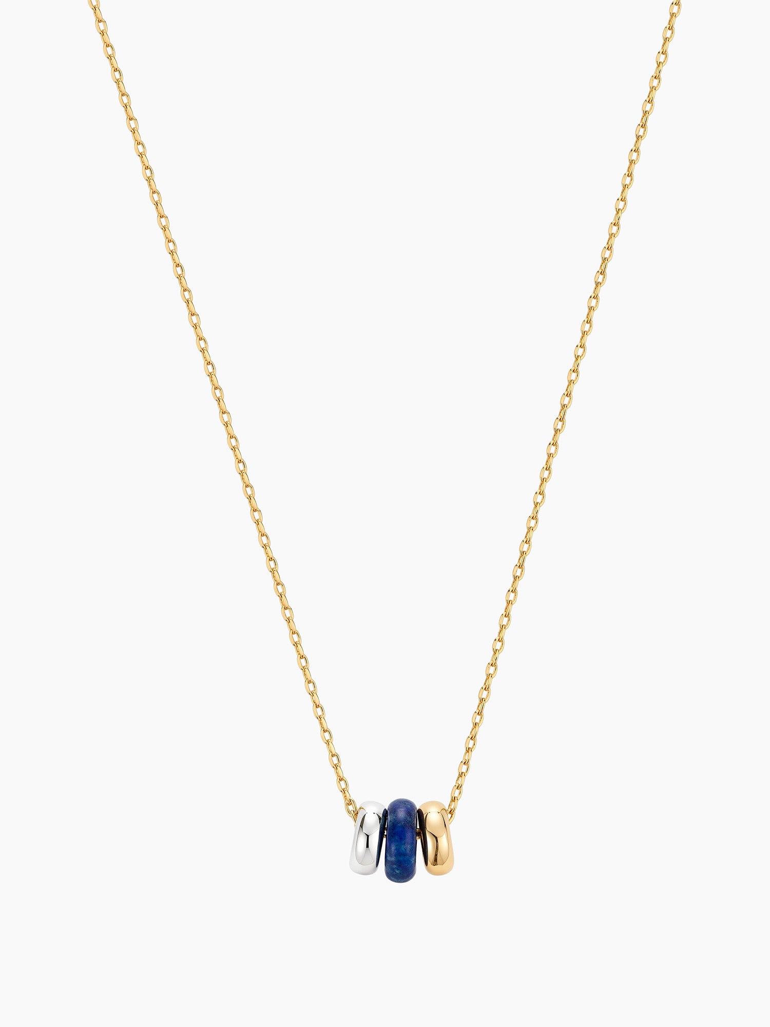 Lapis Lazuli Pendant Necklace in Gold