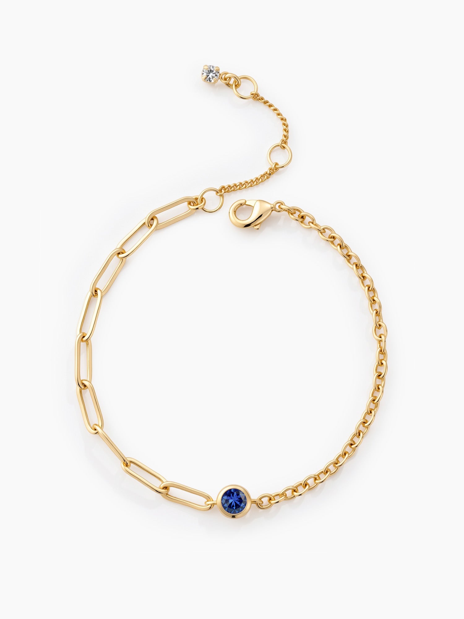 Paperclip Chain Bracelet in Gold