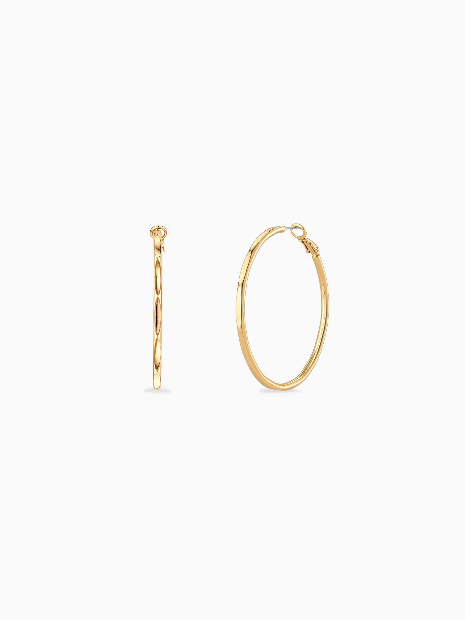 Slim Hoops in Gold