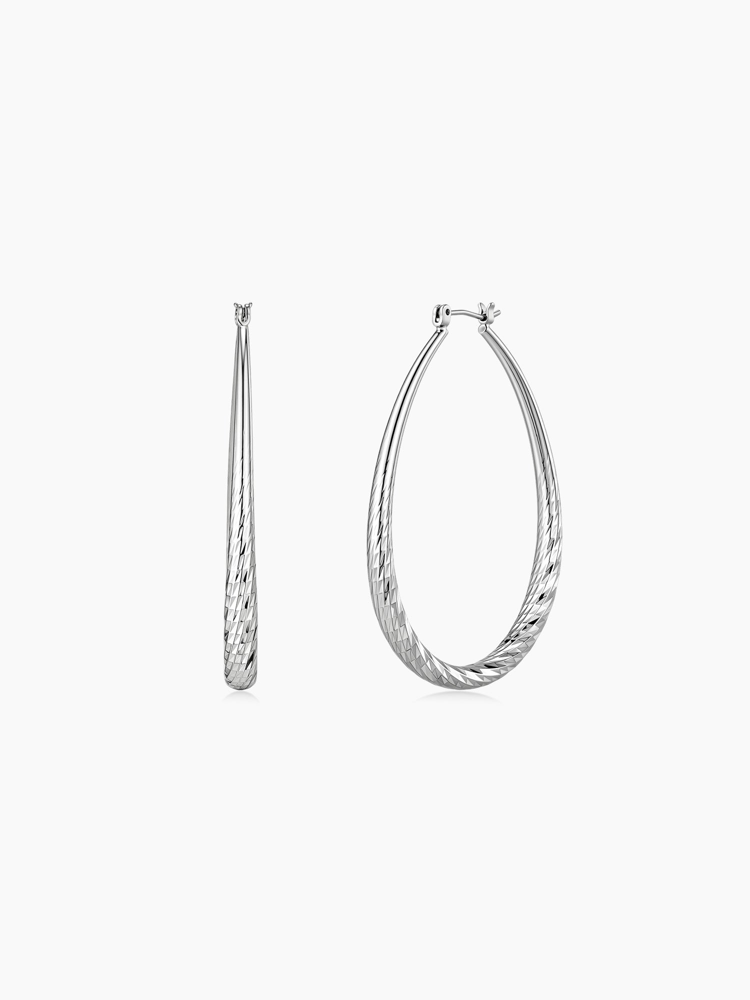 Textured_Tube_Hoops_in_Silver