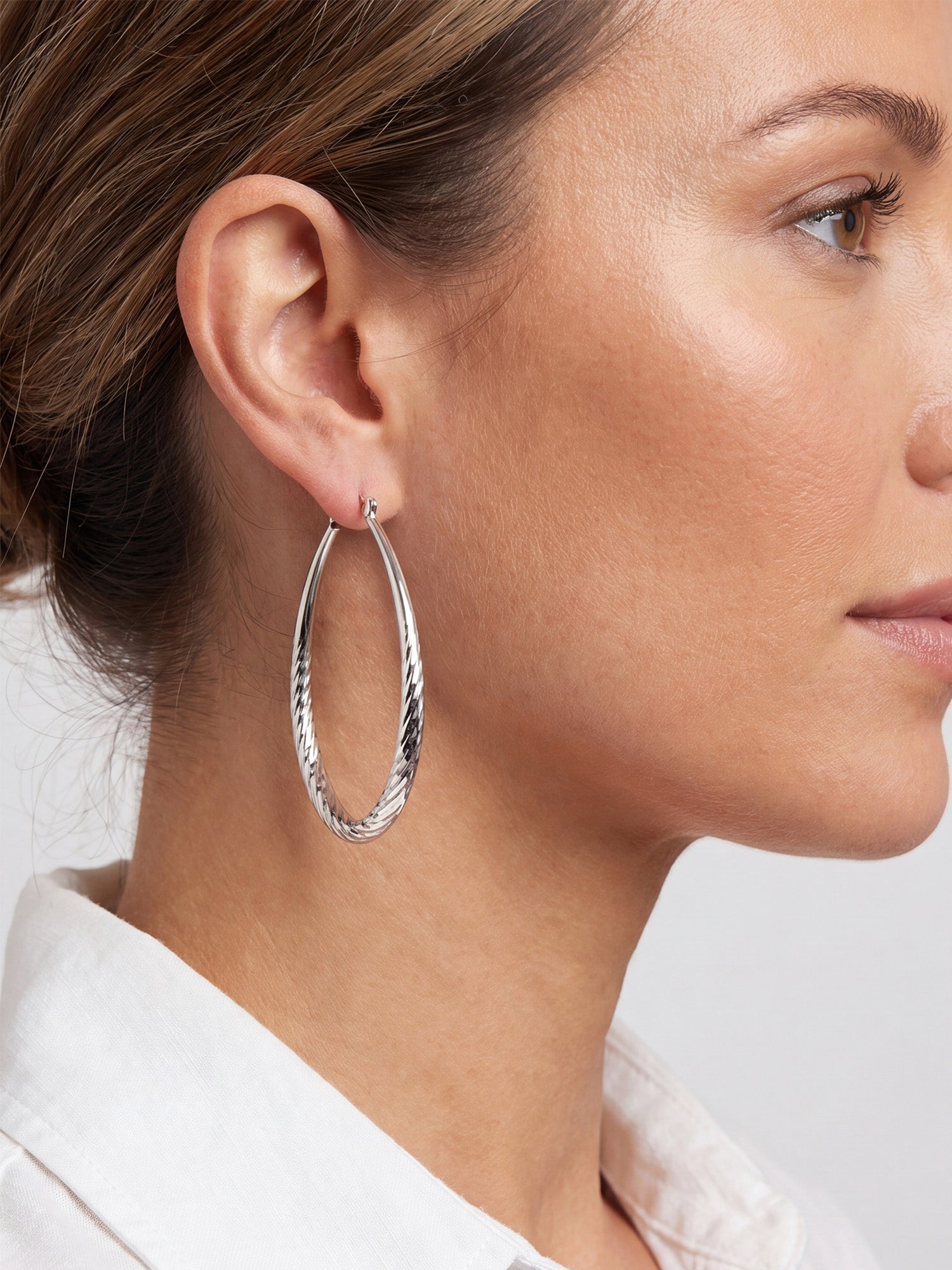 Textured_Tube_Hoops_in_Silver