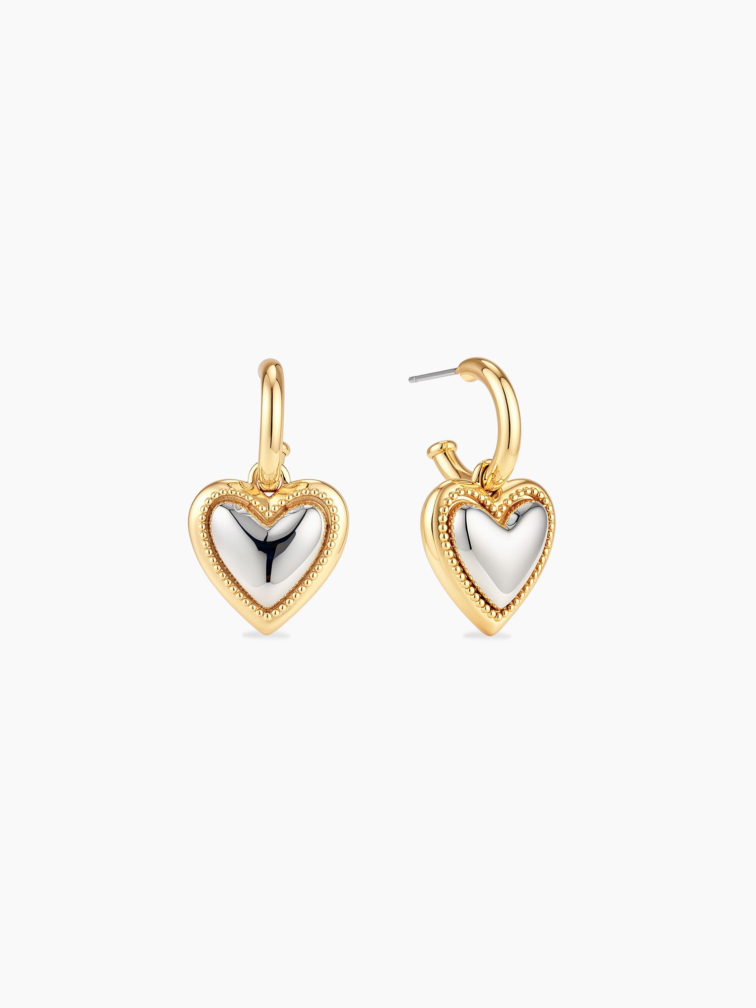 Two-Tone Heart Drops