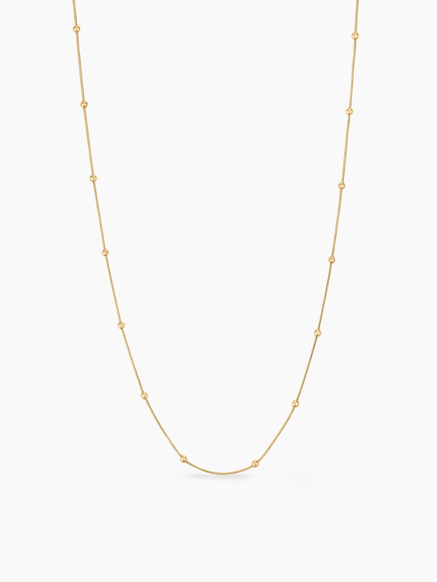 V-Shape Chain Necklace in Gold