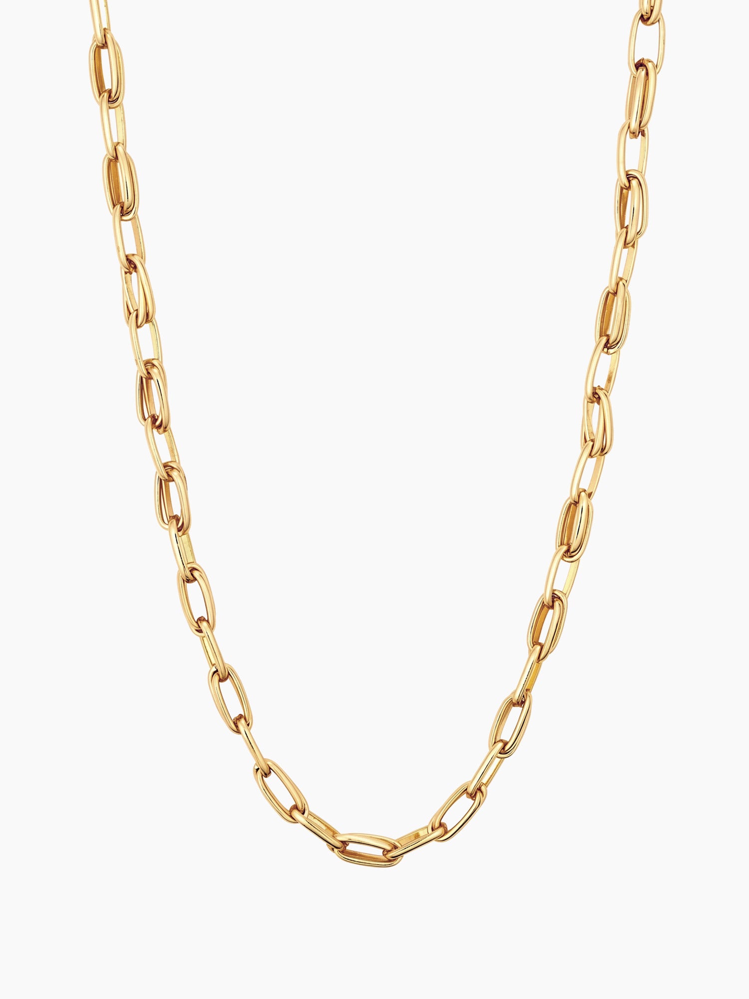 Vintage Link Chain Necklace in Gold