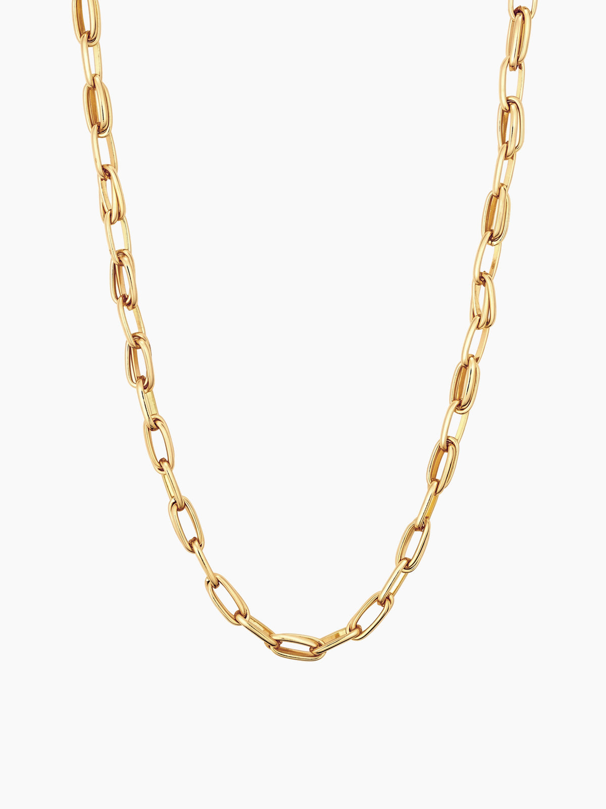 Vintage Link Chain Necklace in Gold