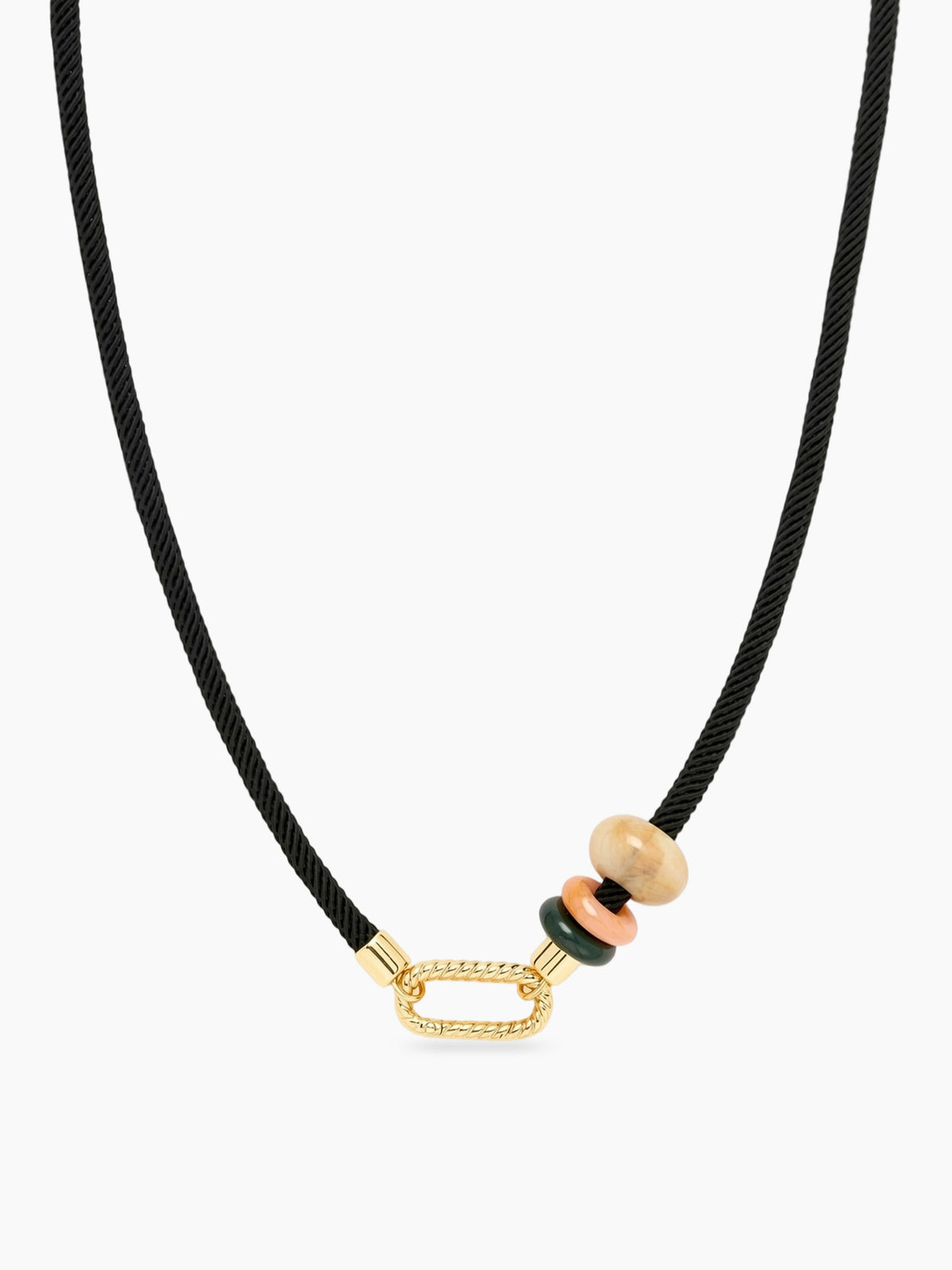 Agate Cord Chain Necklace