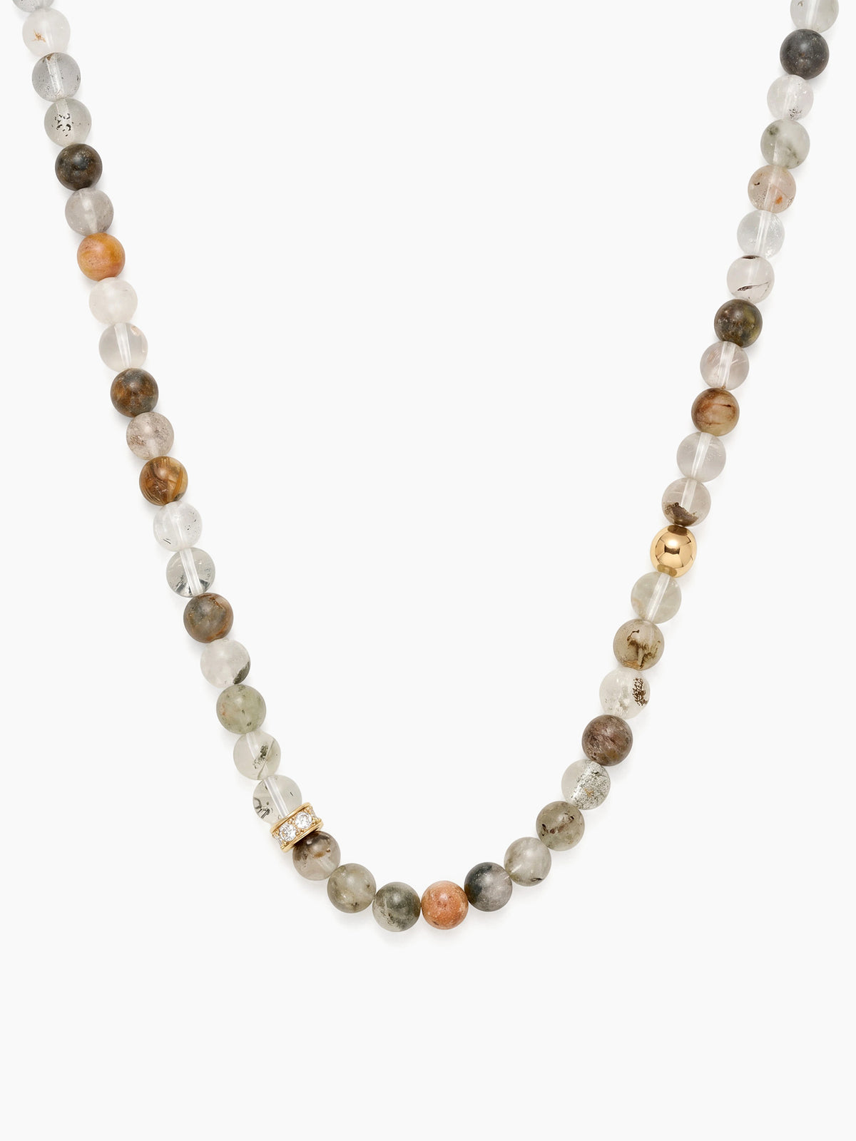 Natural Stone Beaded Necklace